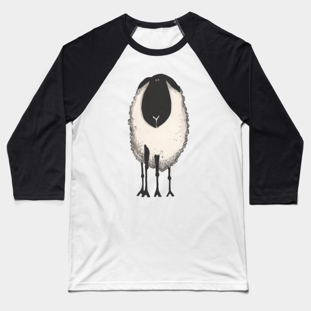 A Sheep called Sharon, Baa! Baseball T-Shirt by krisevansart